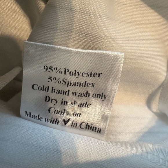 Verge Girl Striped Pants Flare White Black Casual U.S. Size 2 Extra Small - Picture 5 of 5